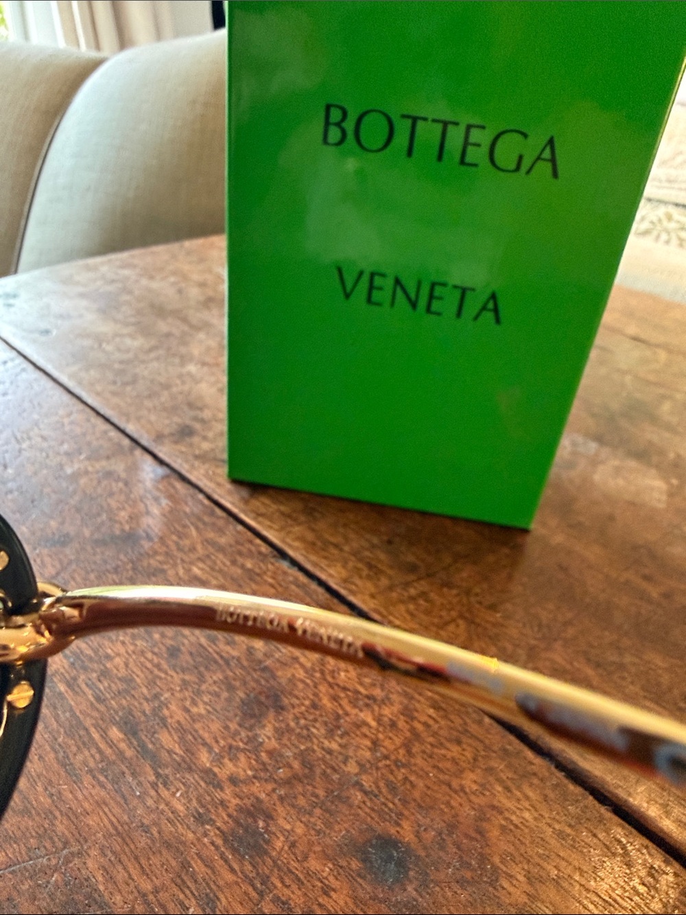 Bottega Veneta Knot Aviator Sunglasses - Picture 4 of 8